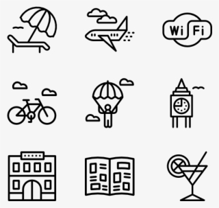 Summer Holidays Collection - Web Design Line Icon
