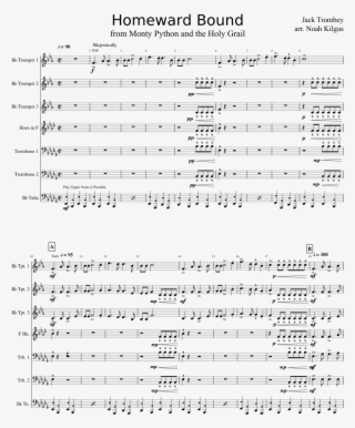 Print - Monty Python And The Holy Grail Trombone