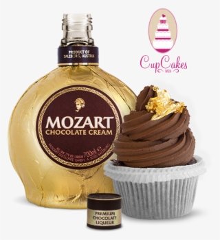 Mozart Chocolate Liqueur Cupcake - Mozart Chocolate Cream Liqueur 750ml