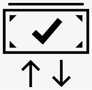 Check Mark Ok Dollar Sign Arrows Up Down Comments - United States Fifty-dollar Bill