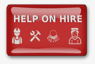 This Free Icons Png Design Of Help On Hire Sign