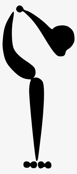 Artistic Roller Skating Pictogram - Figure Skating Pictogram