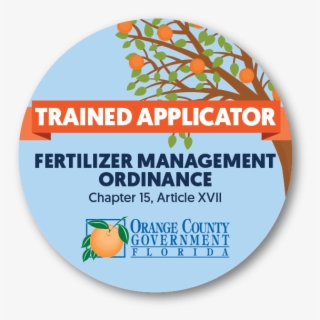 Trained Applicator Decal - Orange County, Florida