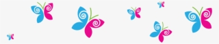 Divider Clipart Butterfly - Png Butterfly Divider