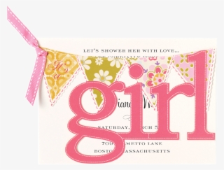 It's A Girl Banner Png Vector Freeuse Library - Library
