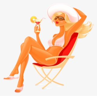 Free Vector Summer Girl
