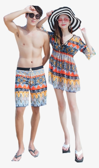 M Xl Xxl Xxxl 4xl - Couple Bikini Png