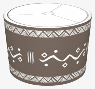 Grey African Print - Coffee Table