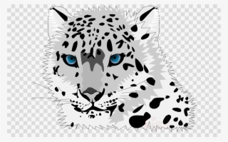 Clipart Resolution 708*543 - Cute Snow Leopard Clipart