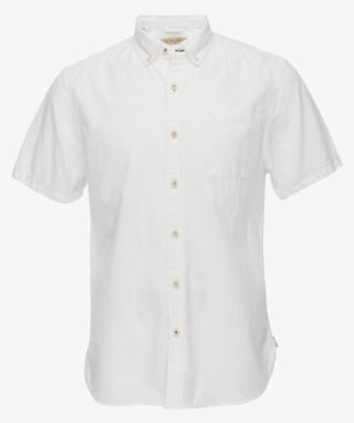 Nifty Genius Truman Subtle Texture White Cotton Button