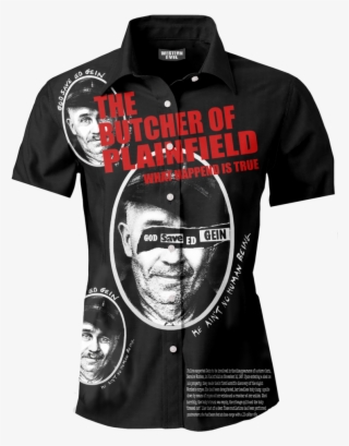 "god Save Ed Gein" Limited Edition Button Down Shirt - Dress Shirt