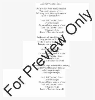 And Still The Stars Shine Thumbnail - J.w. Pepper & Son