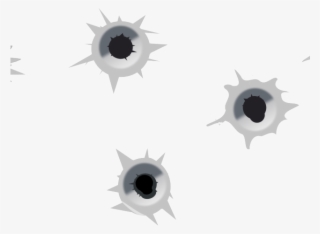 Gunshot Clipart Ripped Hole - Bullet Holes Png