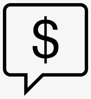 Png File Svg - Dollar Sign Speech Bubble