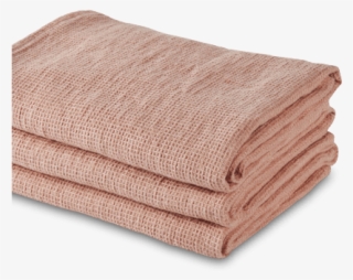 Rose Des Sables Linen Honeycomb Towel 100 X 150cm - Desert Rose