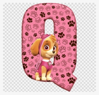 R Del Alfabeto Decorativo Paw Patrol Clipart Alphabet - Diy Aniversário Skye Patrulha Canina
