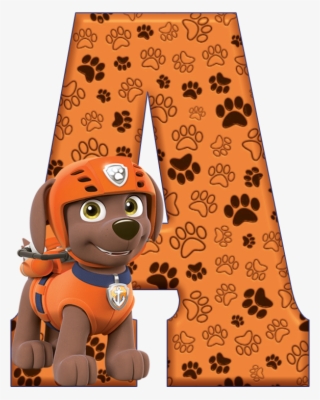 *✿**✿*a*✿**✿*de Alfabeto Decorativo - Alfabeto Patrulha Canina Png