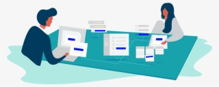 Team Meeting Illustration - Meeting