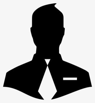 Png File Svg - Silueta De Hombre Con Corbata