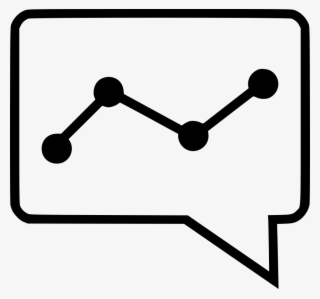 Analytics Chat Bubble Analayze Conversation Message - Correlation Icon