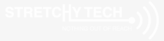 Stretchy Tech Logo Without Background With Strap Line - Wordpress Logo White Png