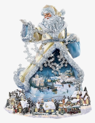 Papai Noel, Natal Da Disney, Música De Natal, Aldeias - Thomas Kinkade Christmas Reefs