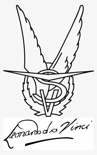Vsv Logo Met Naam Zwart - Vsv Leonardo Da Vinci