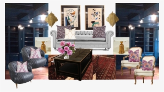 Etsy Westendaccents' Quadrille Macao Ii On White Chairs - Cfc Bertha Chair