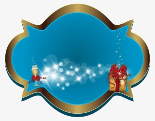 Frame7 - Frame Azul E Dourado