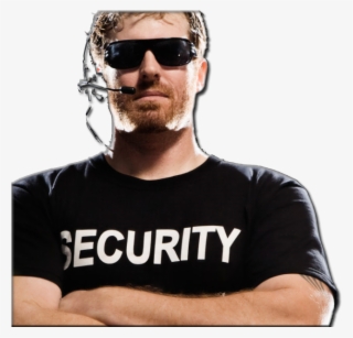 Security Guard With Arms Crossed