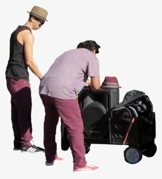 Street Performers Cut Out