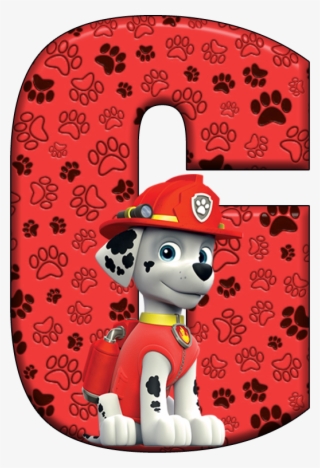 *✿**✿*g*✿**✿*de Alfabeto Decorativo - Paw Patrol Alphabet G