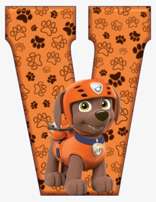 *✿**✿*v*✿**✿*de Alfabeto Decorativo - Paw Patrol Alphabet W