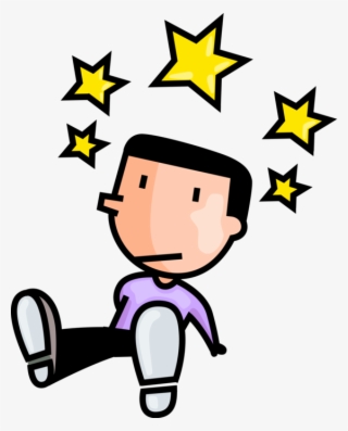 Vector Illustration Of Young Man Is Dazed & Confused - Dazed And Confused Clipart