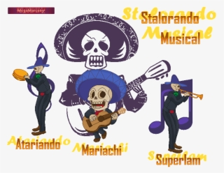 Raro Esqueleto - Calavera Mexican Skull Sticker Vinyl Wall Art, Black