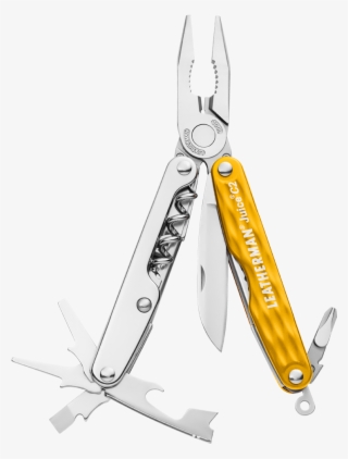 Leatherman Juice C2 Multi-tool, Yellow, 12 Tools, Open - Leatherman Juice C2