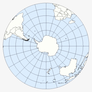 Blank Southern Hemisphere Map
