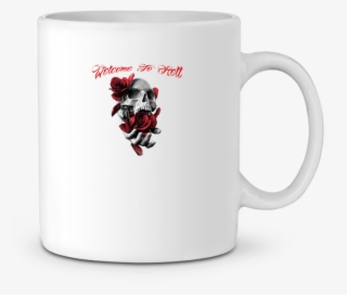 Mug En Céramique Skull Roses Par Jorrie - Mug