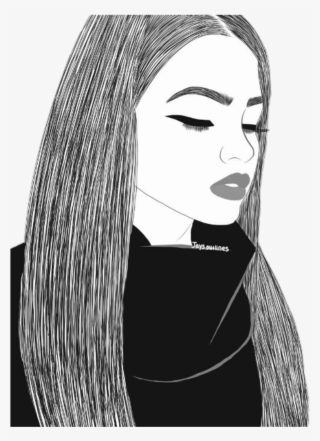 Tumblr Tumblrgirl Outlines Girls Chicas - Girl Outline