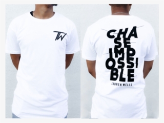 White Chase Impossible Longline Tee - T-shirt