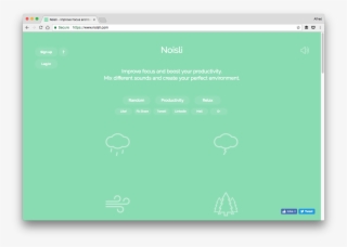 With Noisli, We Can Mix Several Sounds To Create The - Welcome And Thanks Hotjar Mail