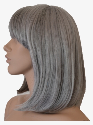 Deluxe Grey Long Bob - Lob