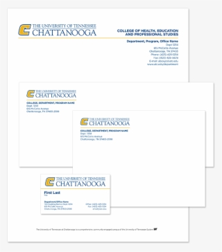 Administration Letterhead, Envelope And Business Cards - Athletics Letterhead