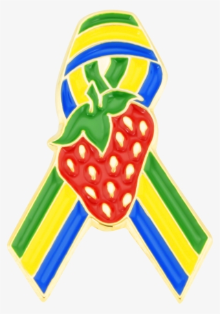 We Make The Process Of Ordering Custom Awareness Ribbon - Strawberry