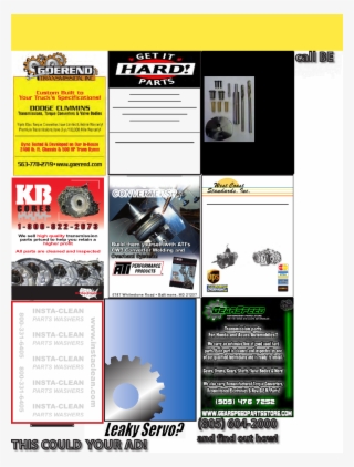 For The Transmission Rebuilding Industry - Goerend
