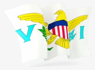 Illustration Of Flag Of Virgin Islands Of The United - Crest