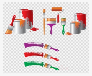 Paint Buckets Clipart Paint Brushes Bucket - Paint Buckets