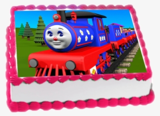 Thomas The Train Cartoon Cake - Train Cakes 1kg
