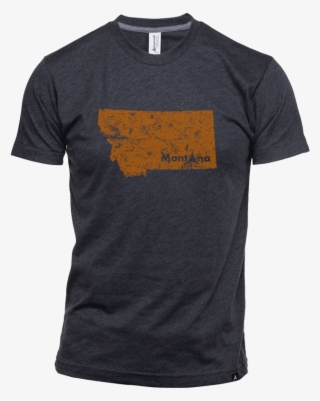 Aspinwall Summit Montana T Shirt Charcoal Rust - Shirt