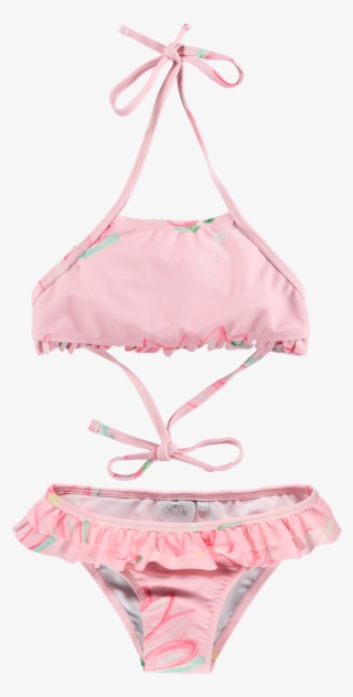 Pre-order Ss19 A Dee Girls Becky Pink Waterlily Bikini - A Dee Girls